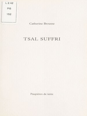 cover image of Tsal Suffri